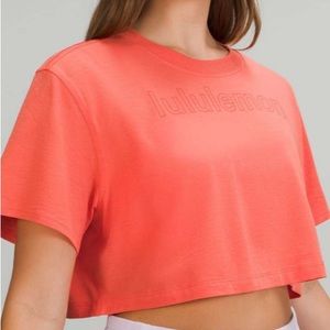 Lululemon All Yours Cropped Graphic T-Shirt
Warm Coral